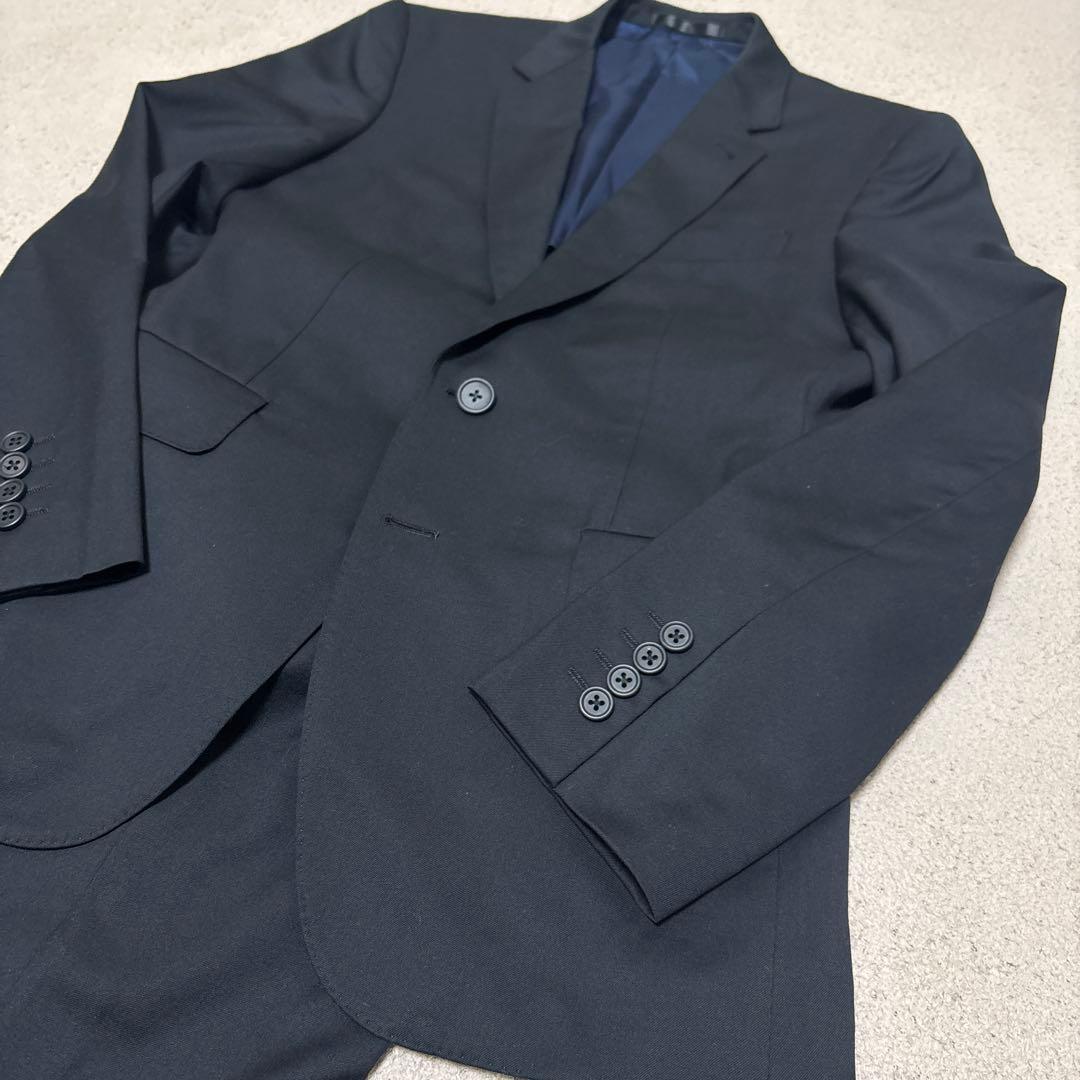 ポールスミス セットアップ　スーツ　メンズ　イタリア生地　無地　高級