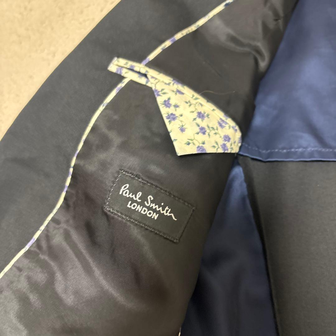 ポールスミス セットアップ　スーツ　メンズ　イタリア生地　無地　高級