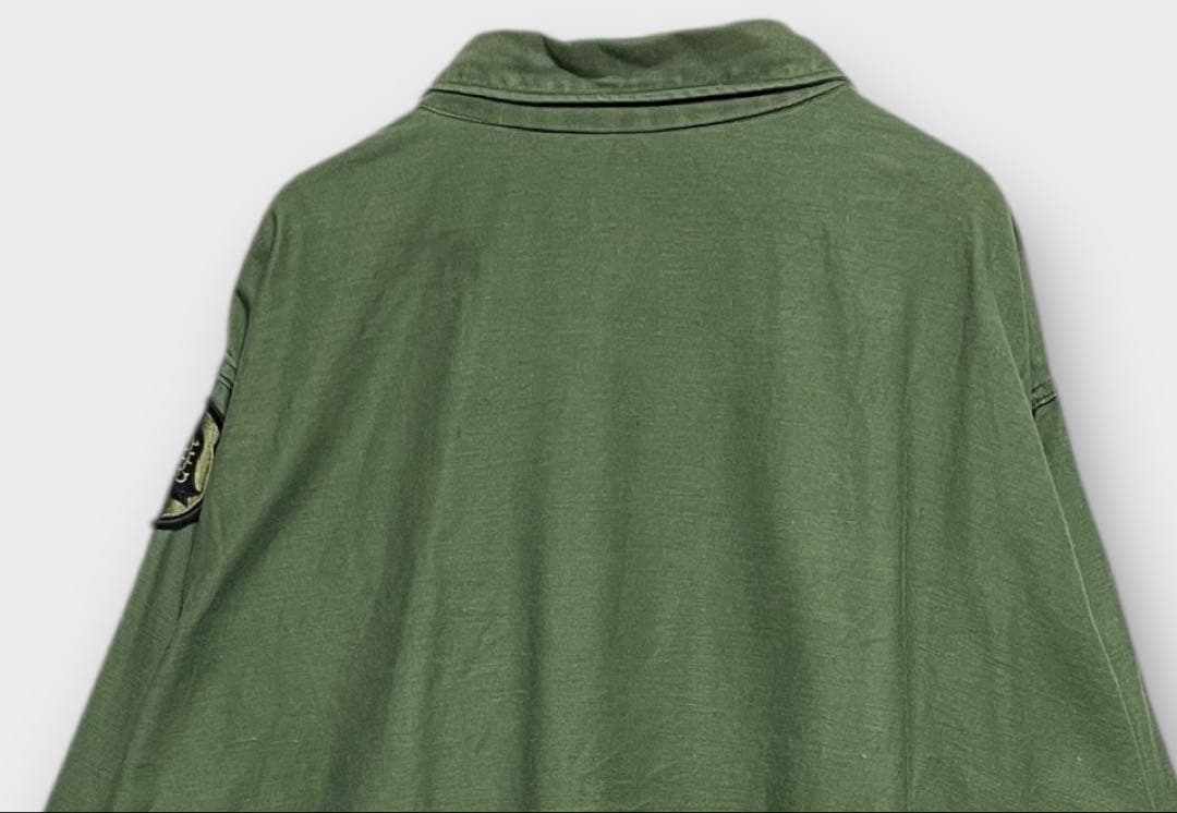 60s OG-107 希少サイズ「18」 ミリタリー シャツ ジャケット