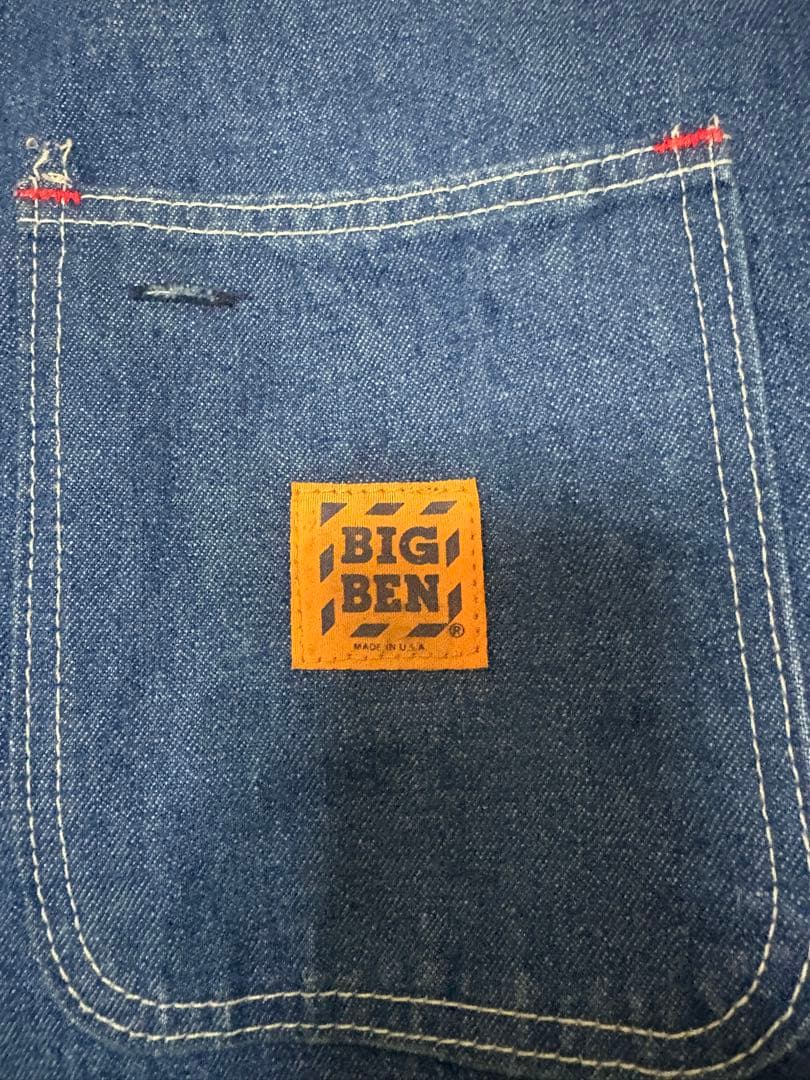 80s BigBen ヴィンテージデニムカバーオール　サイズ42