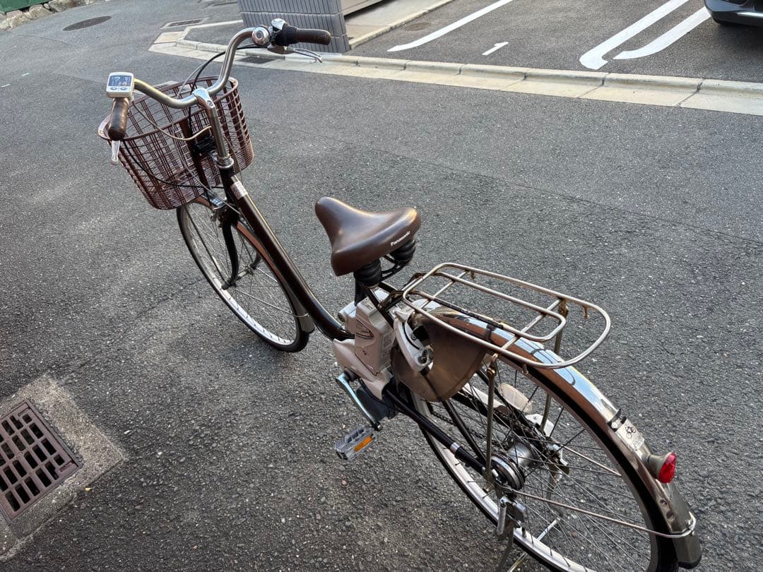 おしゅし Panasonic 電動アシスト自転車 ダークブラウン