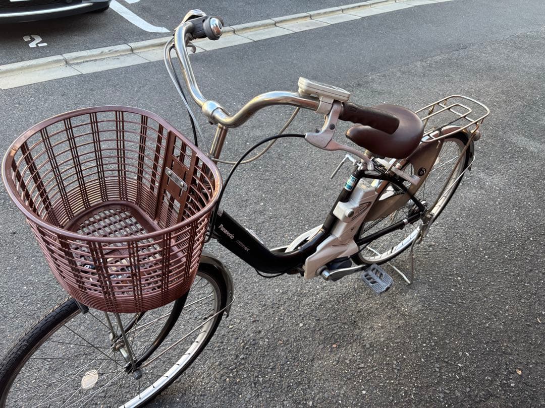 おしゅし Panasonic 電動アシスト自転車 ダークブラウン