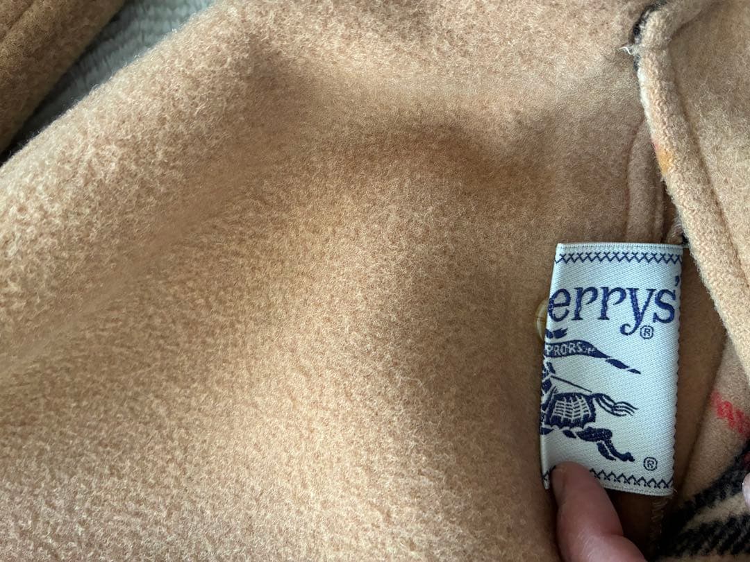 BURBERRY リバーシブル 80sヴィンテージ ウールコート