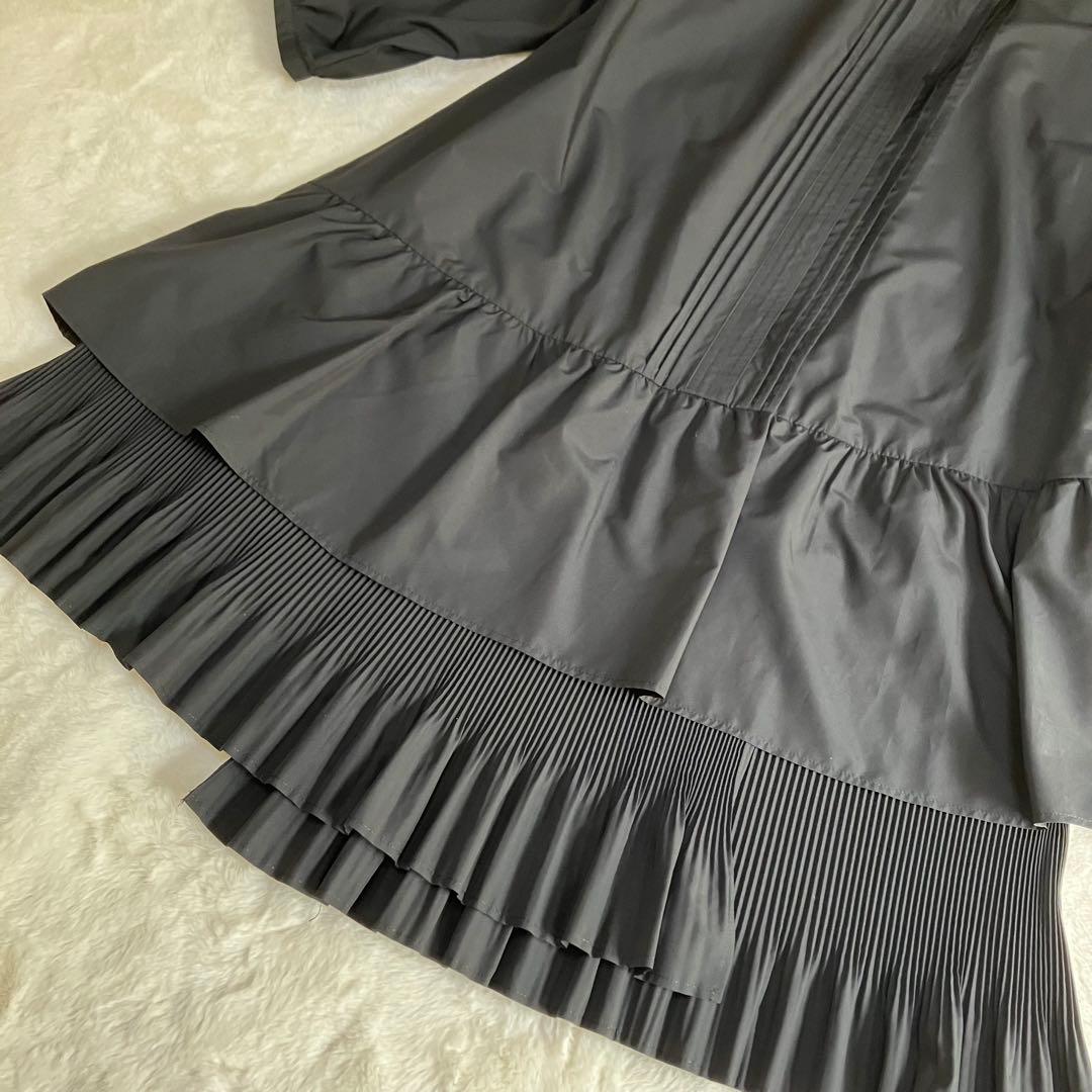 極美品Rose Tiara チュニックワンピース　ティアード　プリーツ　大きめ