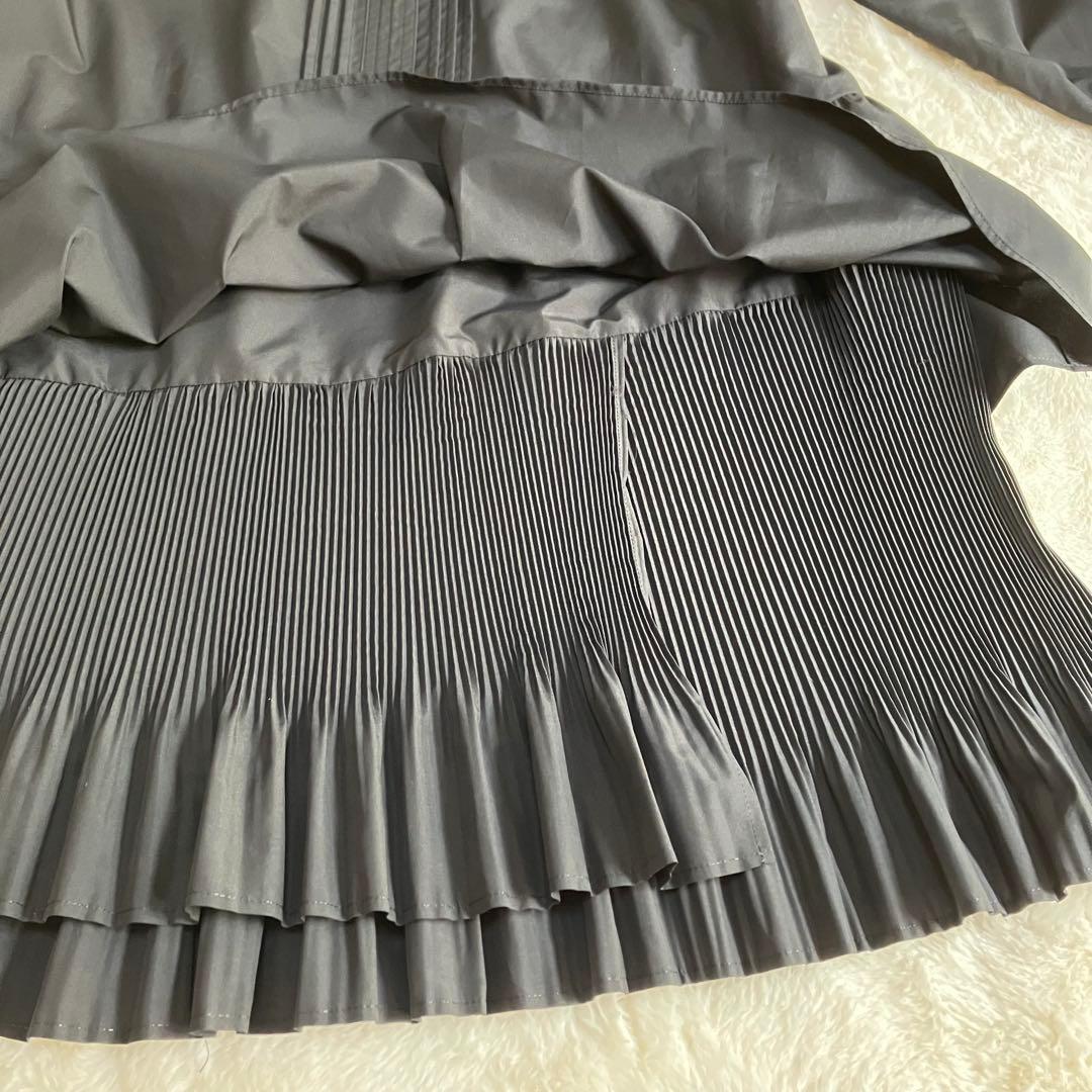 極美品Rose Tiara チュニックワンピース　ティアード　プリーツ　大きめ