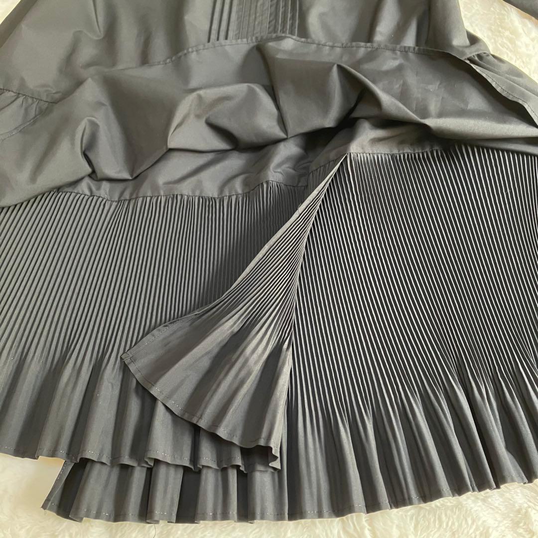 極美品Rose Tiara チュニックワンピース　ティアード　プリーツ　大きめ