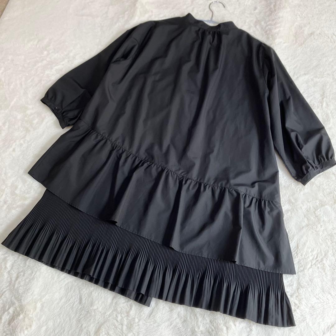 極美品Rose Tiara チュニックワンピース　ティアード　プリーツ　大きめ