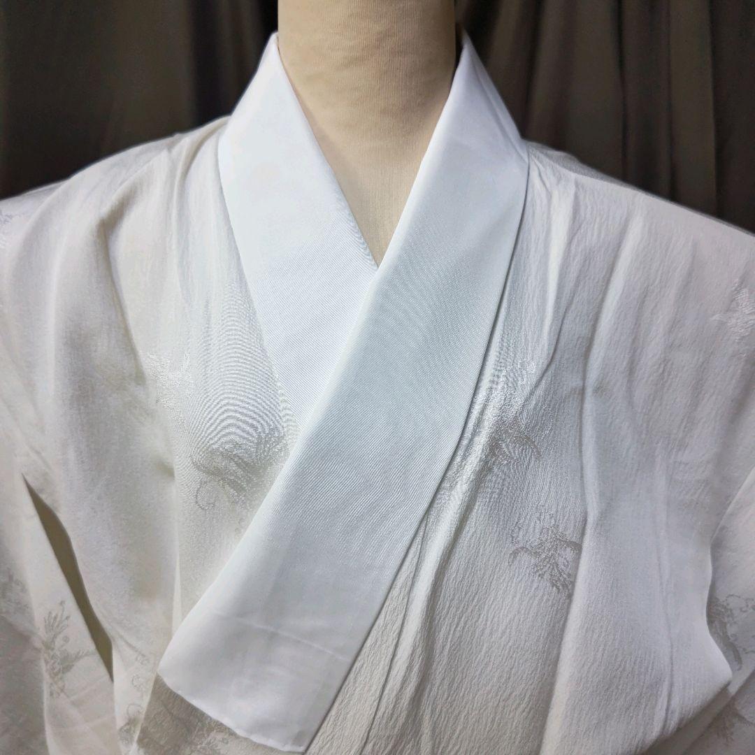 白・長襦袢・正絹 ☆ 『 1760 』 ( 153㎝前後の方)