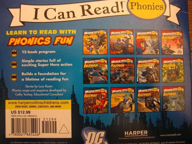 Batman Classic: Batman Phonics Fun　12冊組