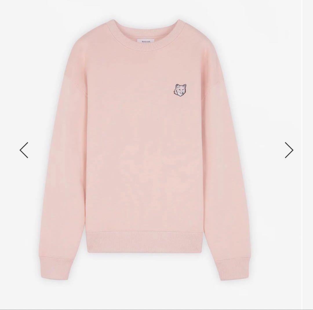 MAISON KITSUNÉ ピンク トレーナー