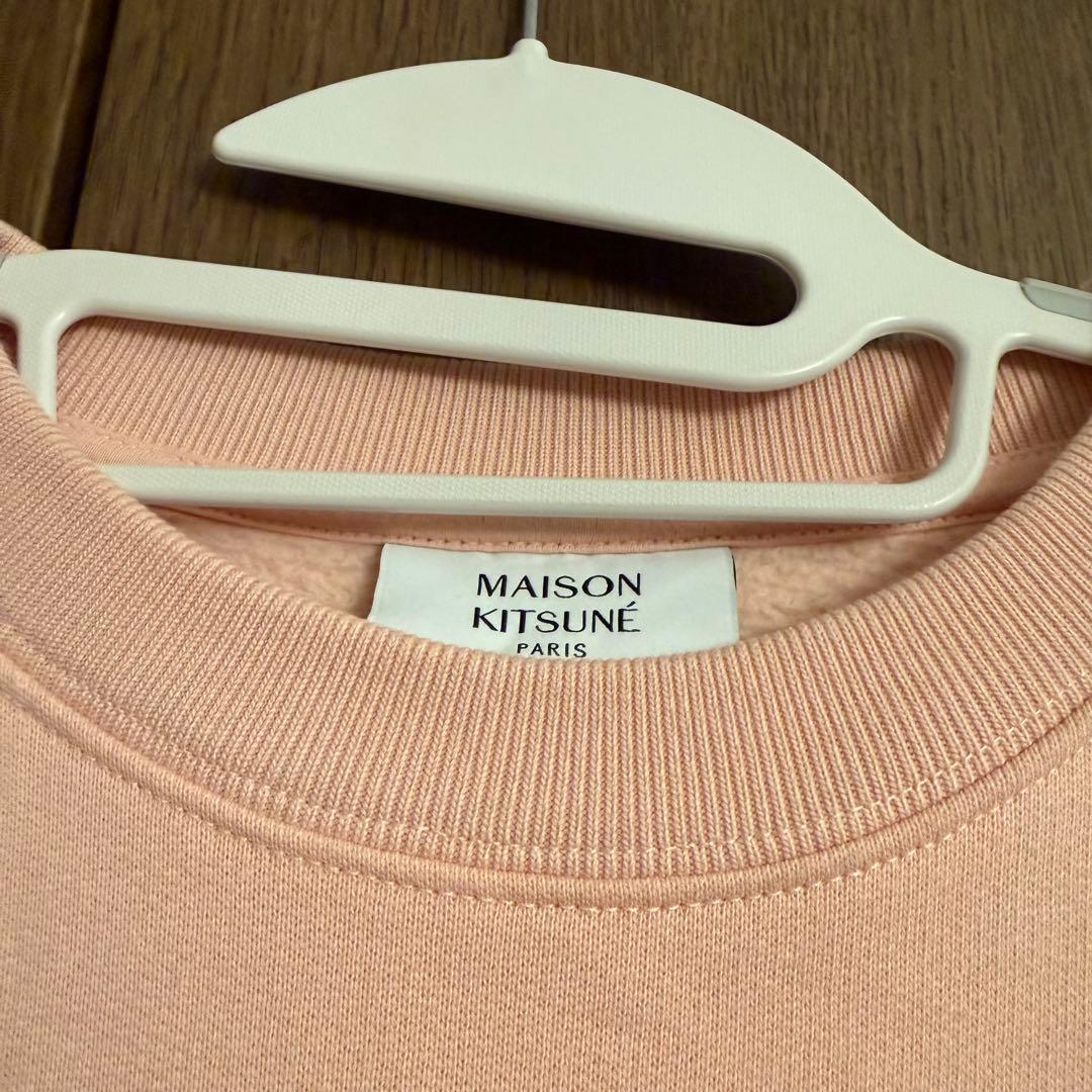 MAISON KITSUNÉ ピンク トレーナー