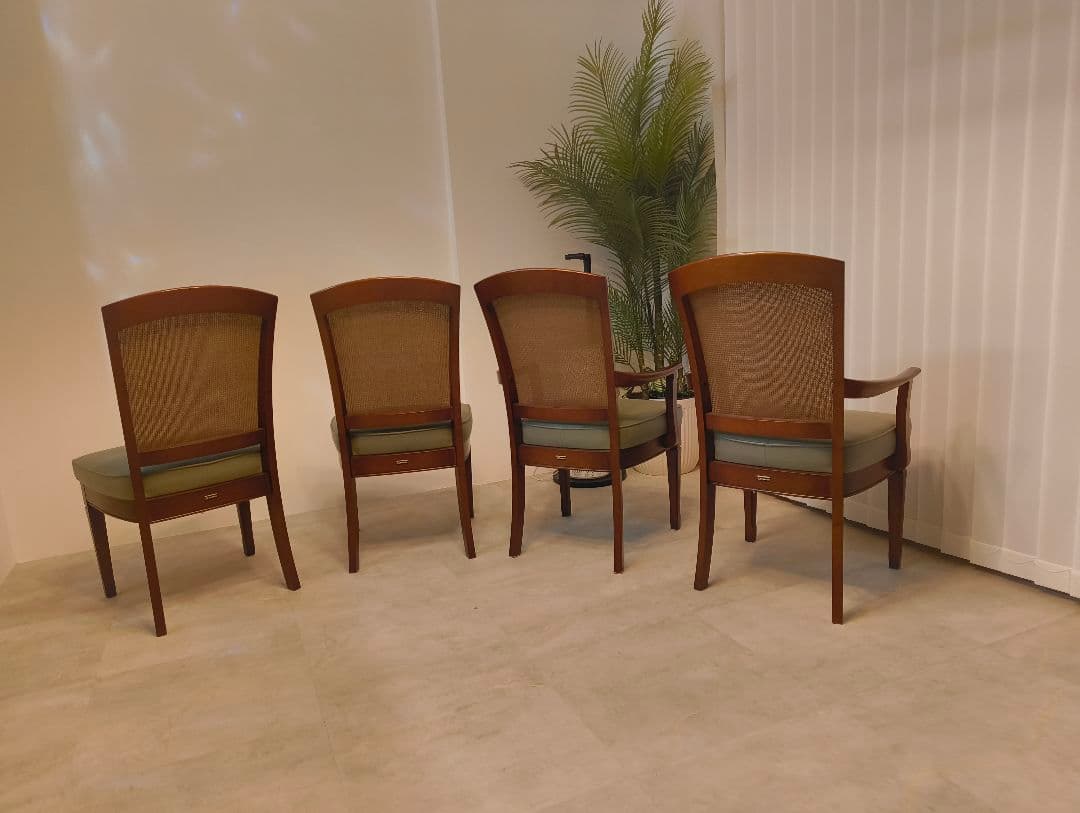 ダイニングチェア 4脚 マルニ木工 地中海 横浜市 引取限定✨