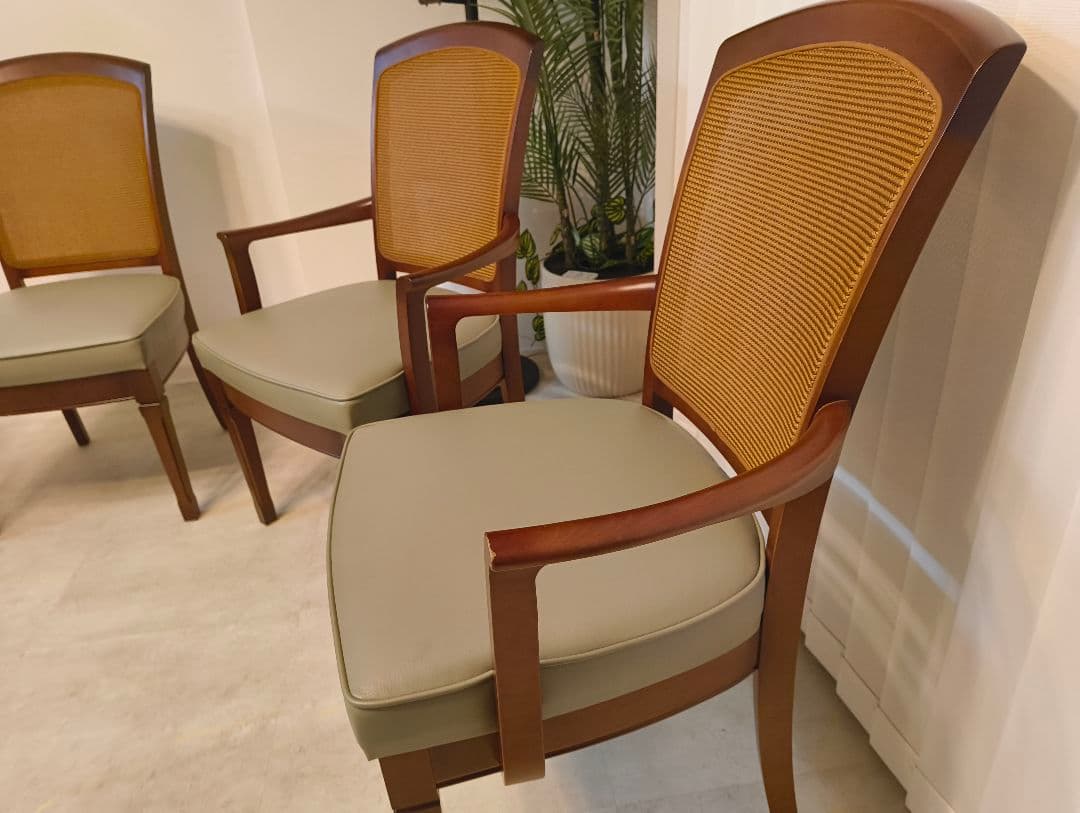 ダイニングチェア 4脚 マルニ木工 地中海 横浜市 引取限定✨