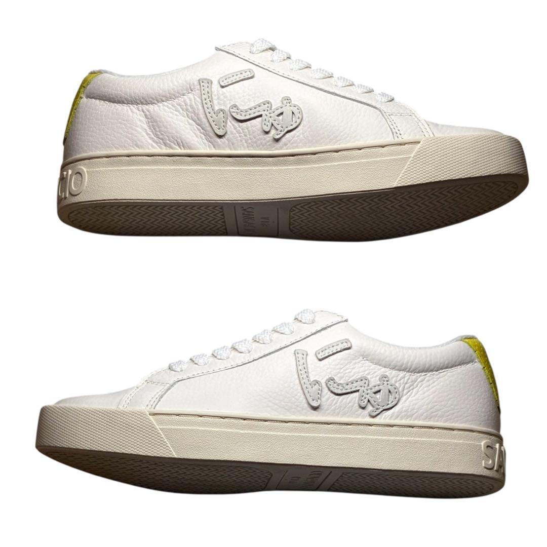 【限定866足】SANGACIO にゅ〜ず SG8 ホワイト イエロー　22cm