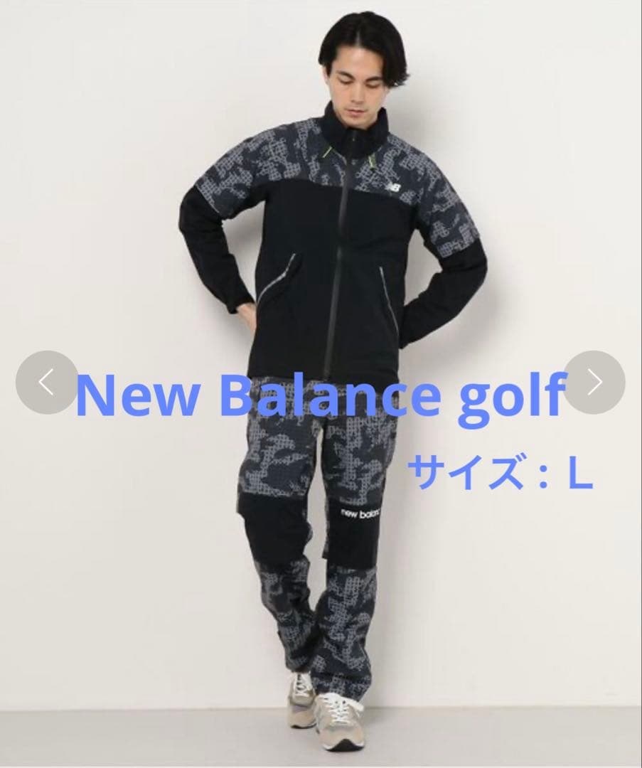 New Balance ゴルフ レインウェア 上下セット＋キャップ付