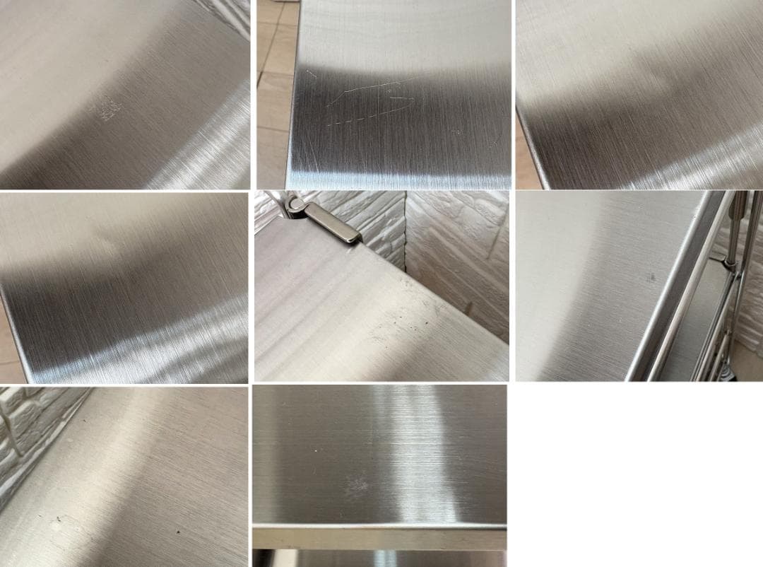 無印良品 ステンレスユニットシェルフ ワゴンセット