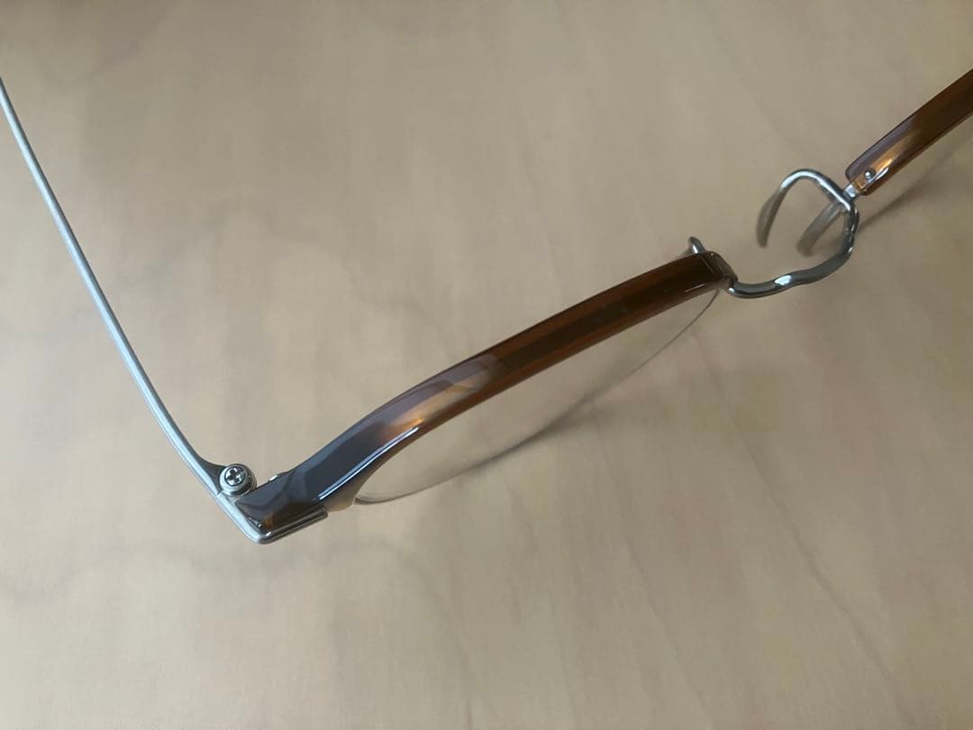 ayame アヤメ メガネフレーム BEANIE47 日本製 ビーニー ブラウン