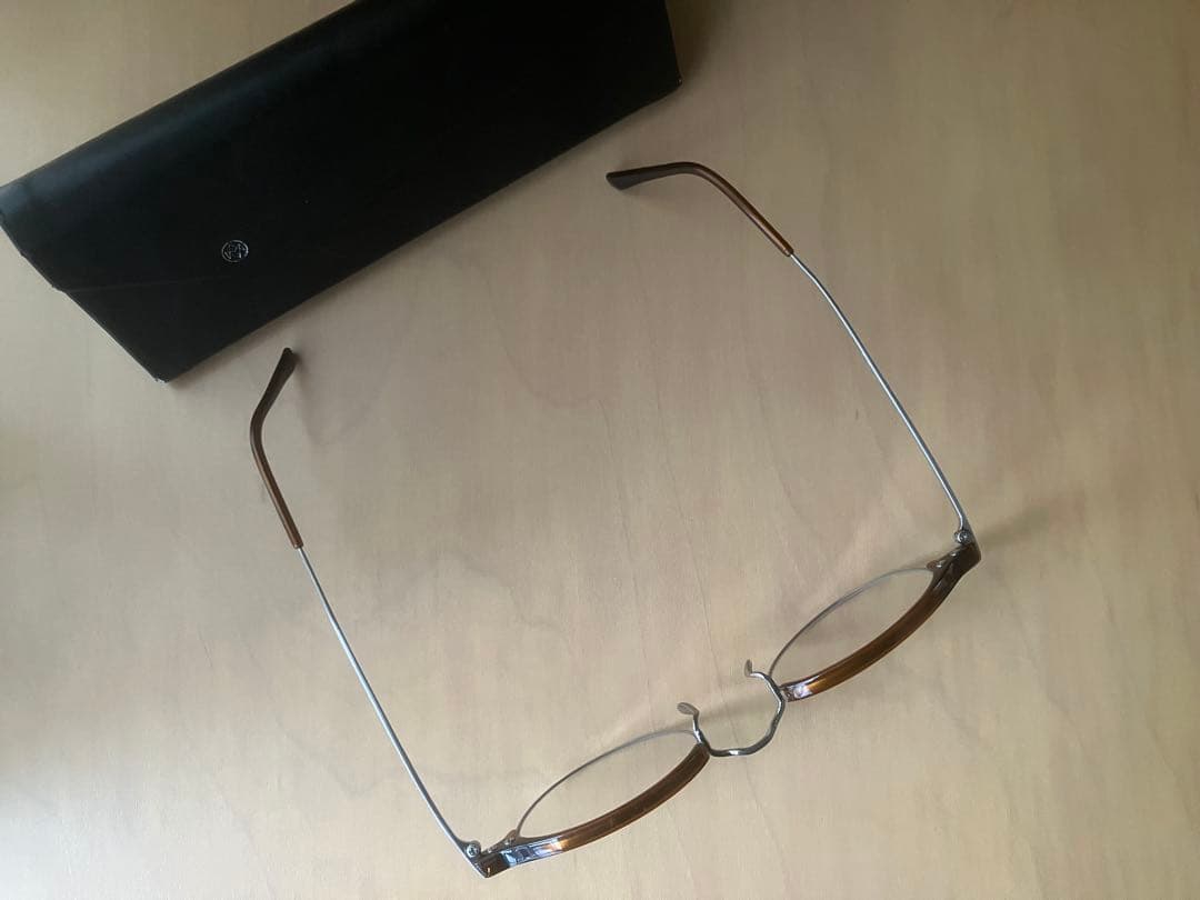 ayame アヤメ メガネフレーム BEANIE47 日本製 ビーニー ブラウン