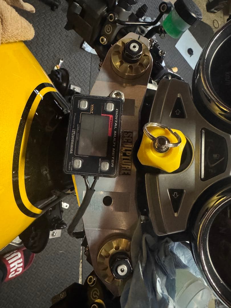 黒金オーリンズ　zrx フロントフォーク