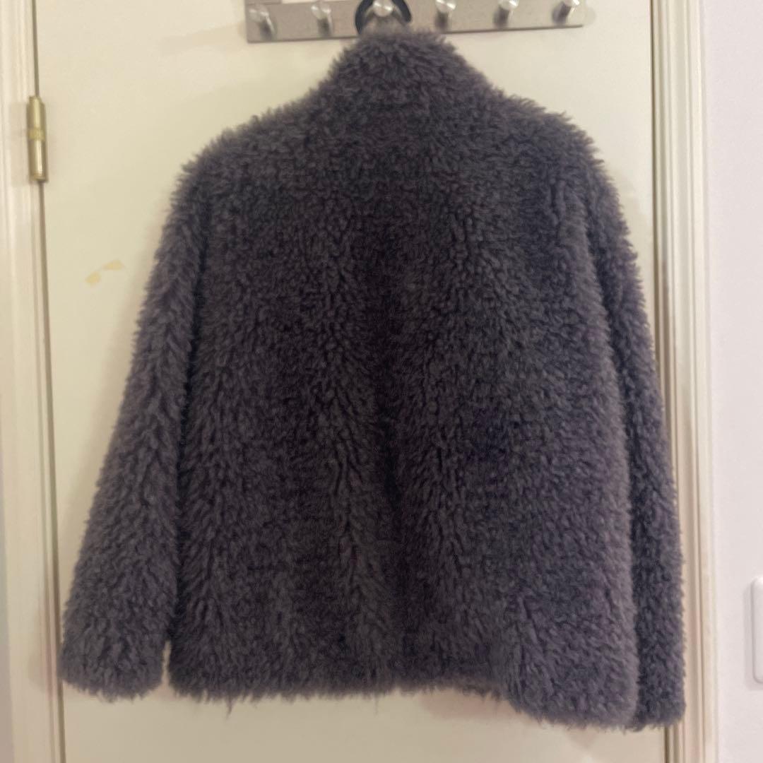 アルページュストーリー　プードルファーコート　チャコールグレーS