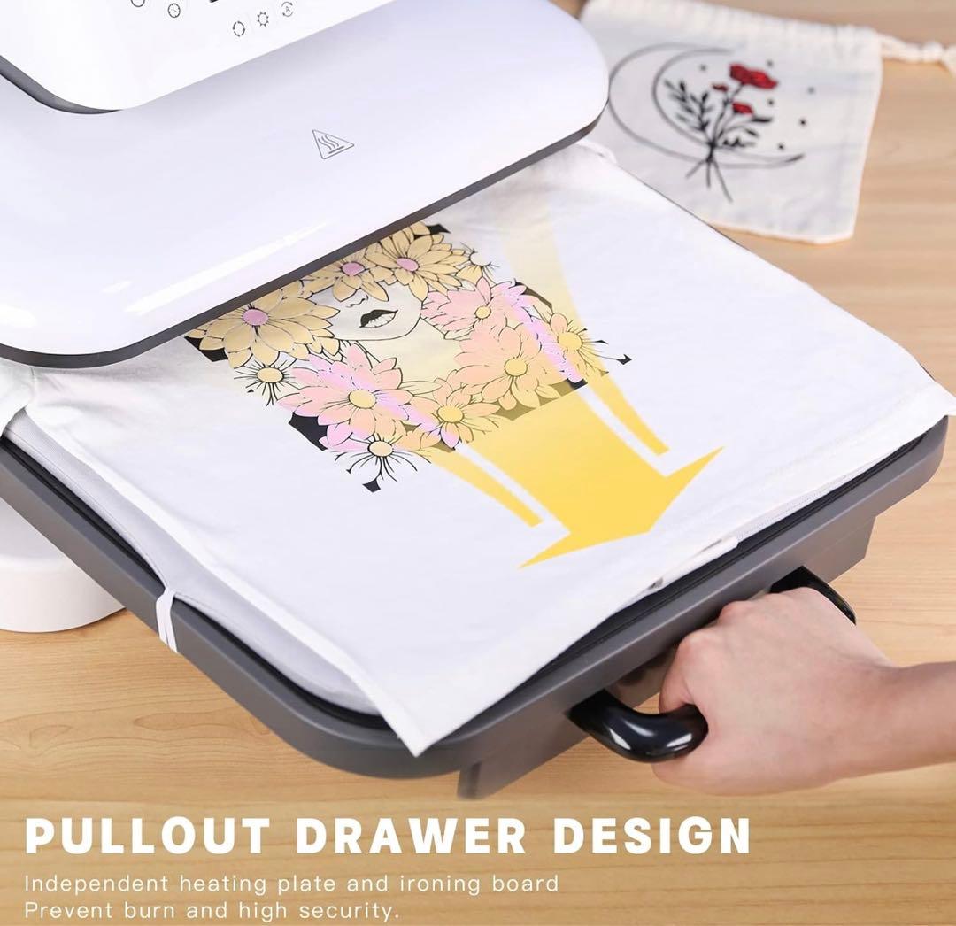 ぽ*た様 HTVONT 自動熱プレス機 15x15インチ