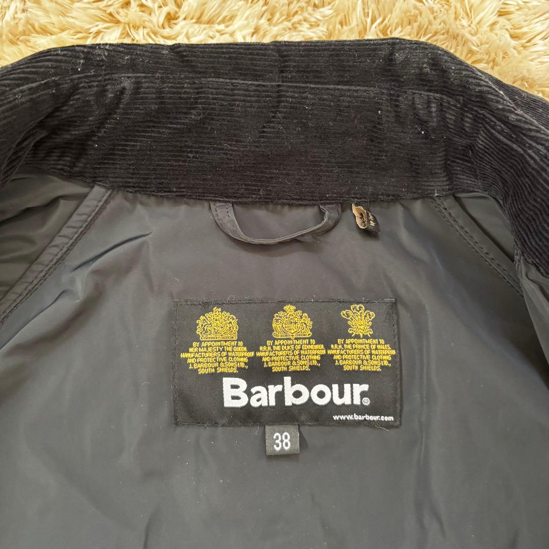 Barbour シェイプメモリー BEDALE SL ビデイル ブラック38