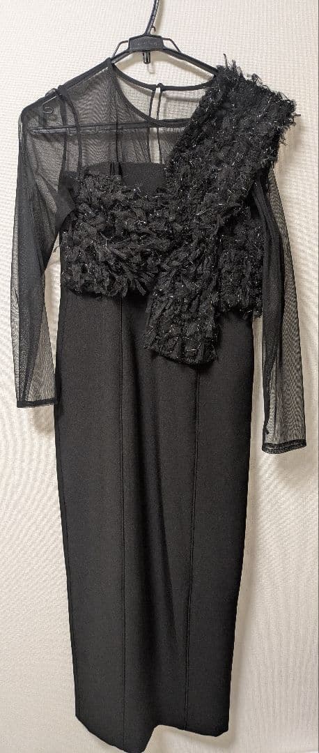 ANDRESD ブラック ドレス L 結婚式