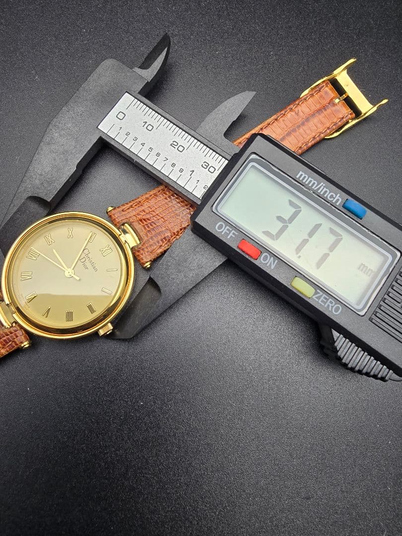 Christian Dior 腕時計 31mm 箱付き ゴールド 電池交換済