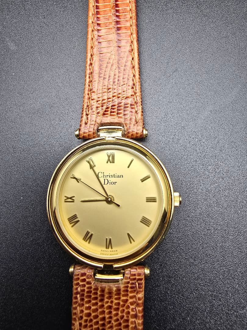 Christian Dior 腕時計 31mm 箱付き ゴールド 電池交換済