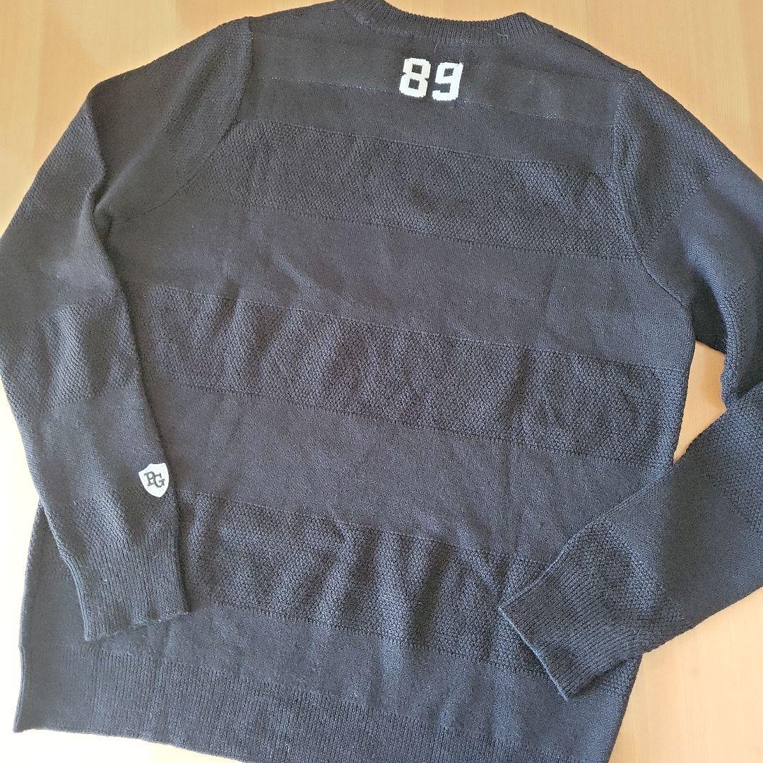 お洒落✨PEARLY GATES ウール100%ニット☆ブラック❤