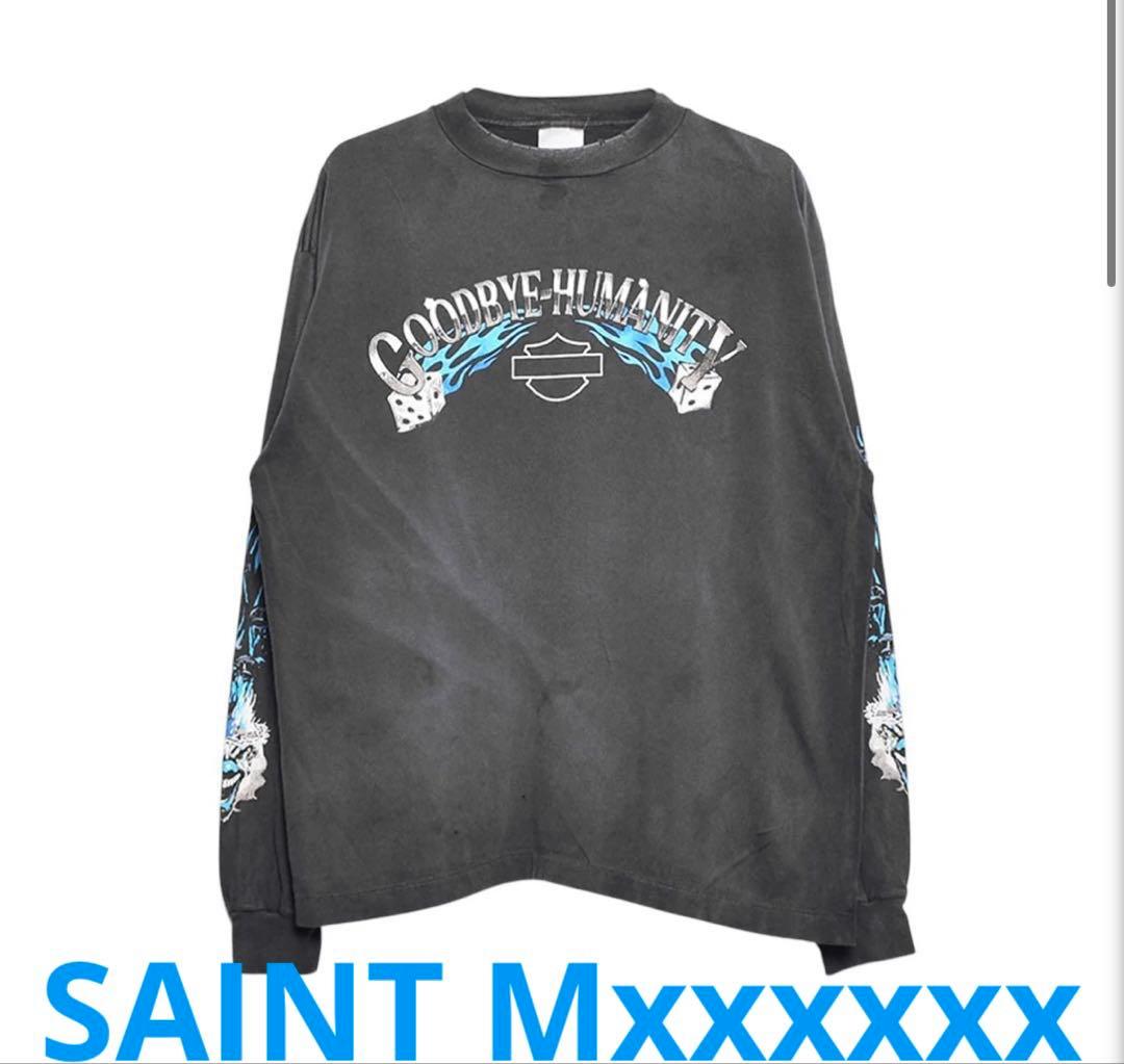 【新品】SAINT Mxxxxxx セントマイケル ロンT 長袖Tシャツ L