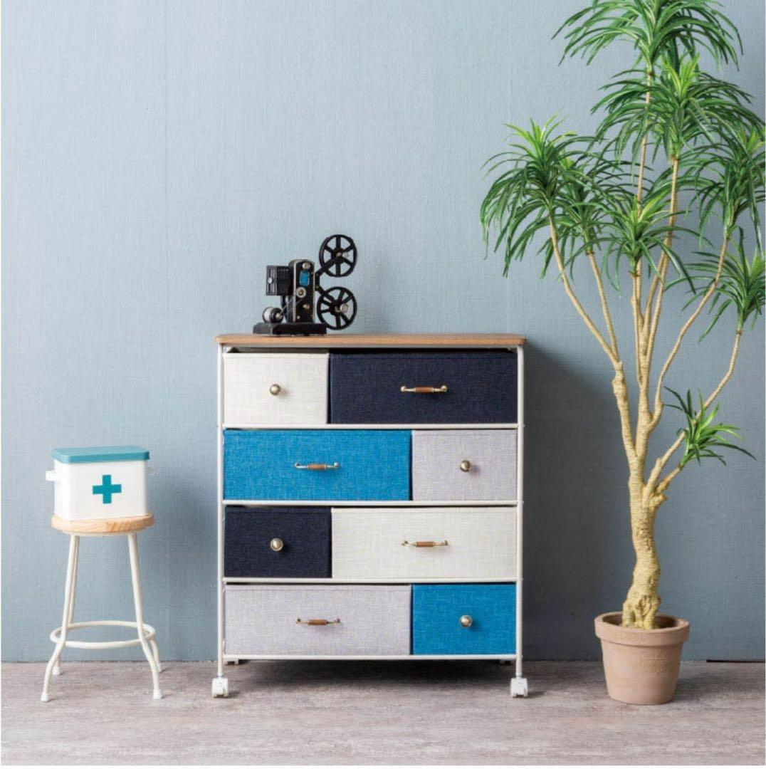 東京インテリア　４段チェスト　収納　タンス　クローゼット　衣装ケース