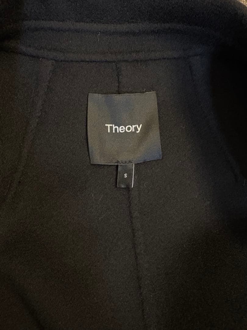 未使用 24AW Theory セオリー コート カシミヤ混 ブラック S