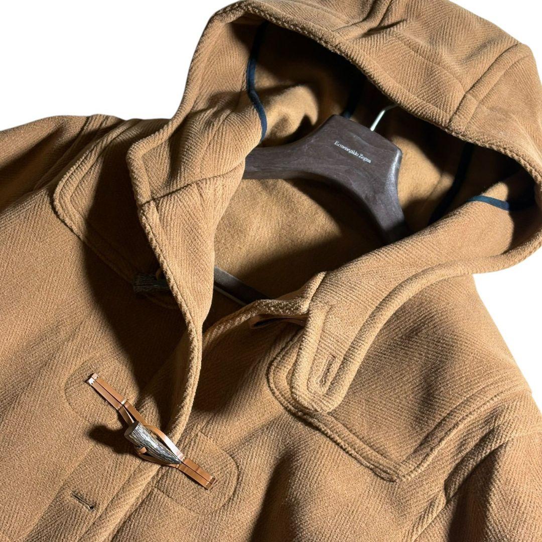 【極美品】ビームス 24AW ダッフルコート ヘリンボーン キャメル XL相当