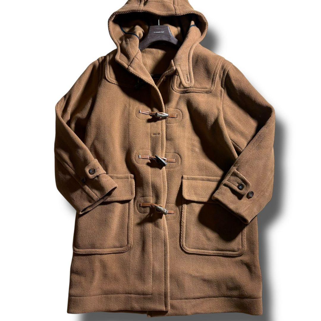 【極美品】ビームス 24AW ダッフルコート ヘリンボーン キャメル XL相当