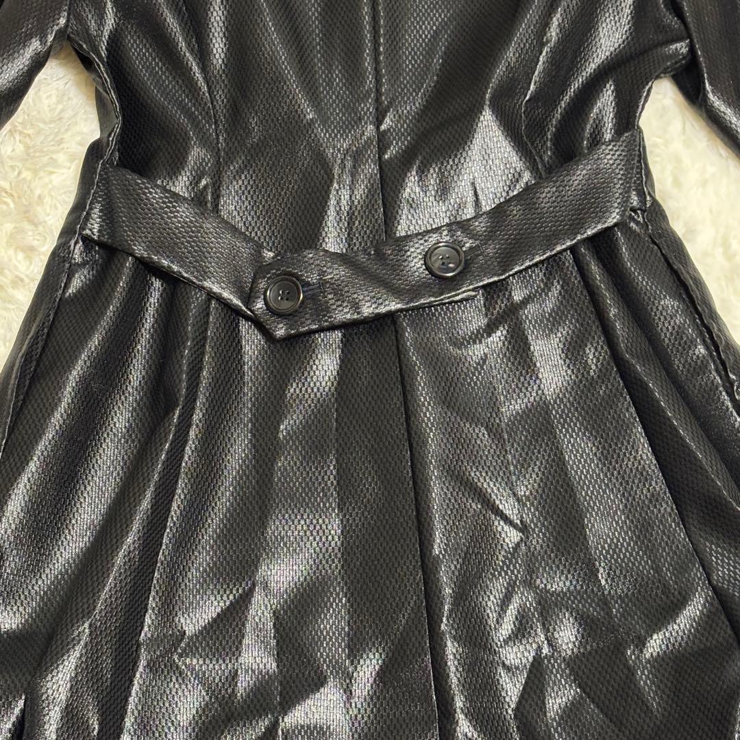 WORKSHOP ワークショップ ヨウジヤマモト ロングコート フェイクレザーM