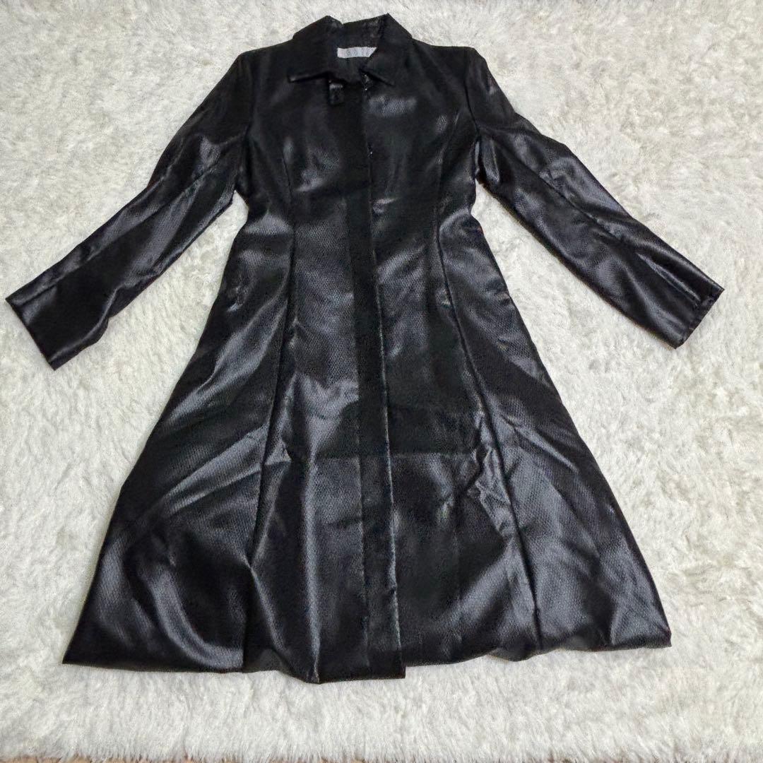 WORKSHOP ワークショップ ヨウジヤマモト ロングコート フェイクレザーM