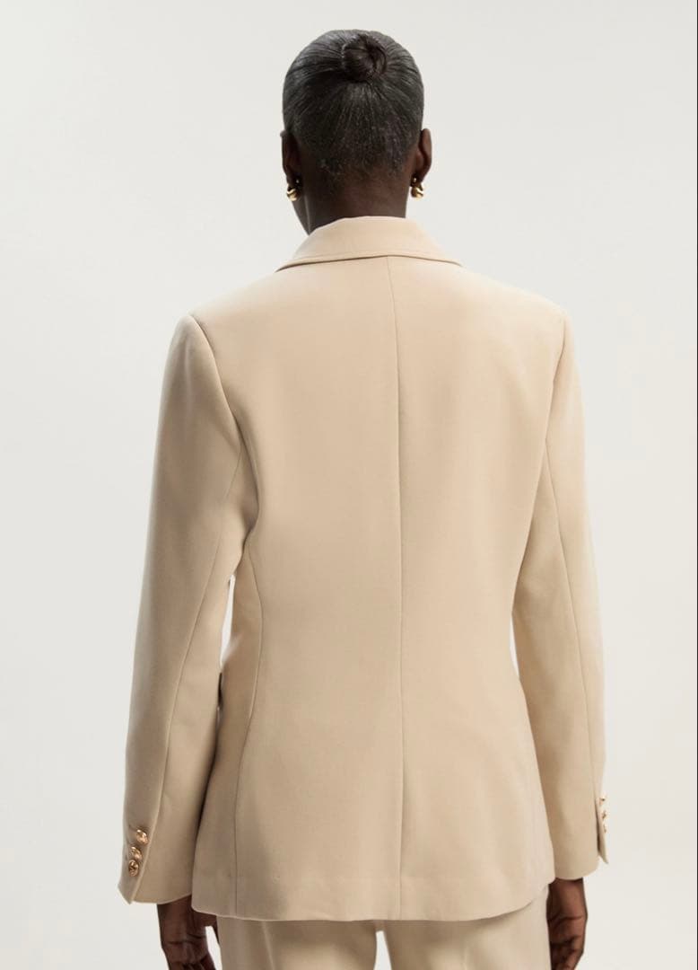 KarenMillen テーラードジャケット ベージュ ダブルボタン