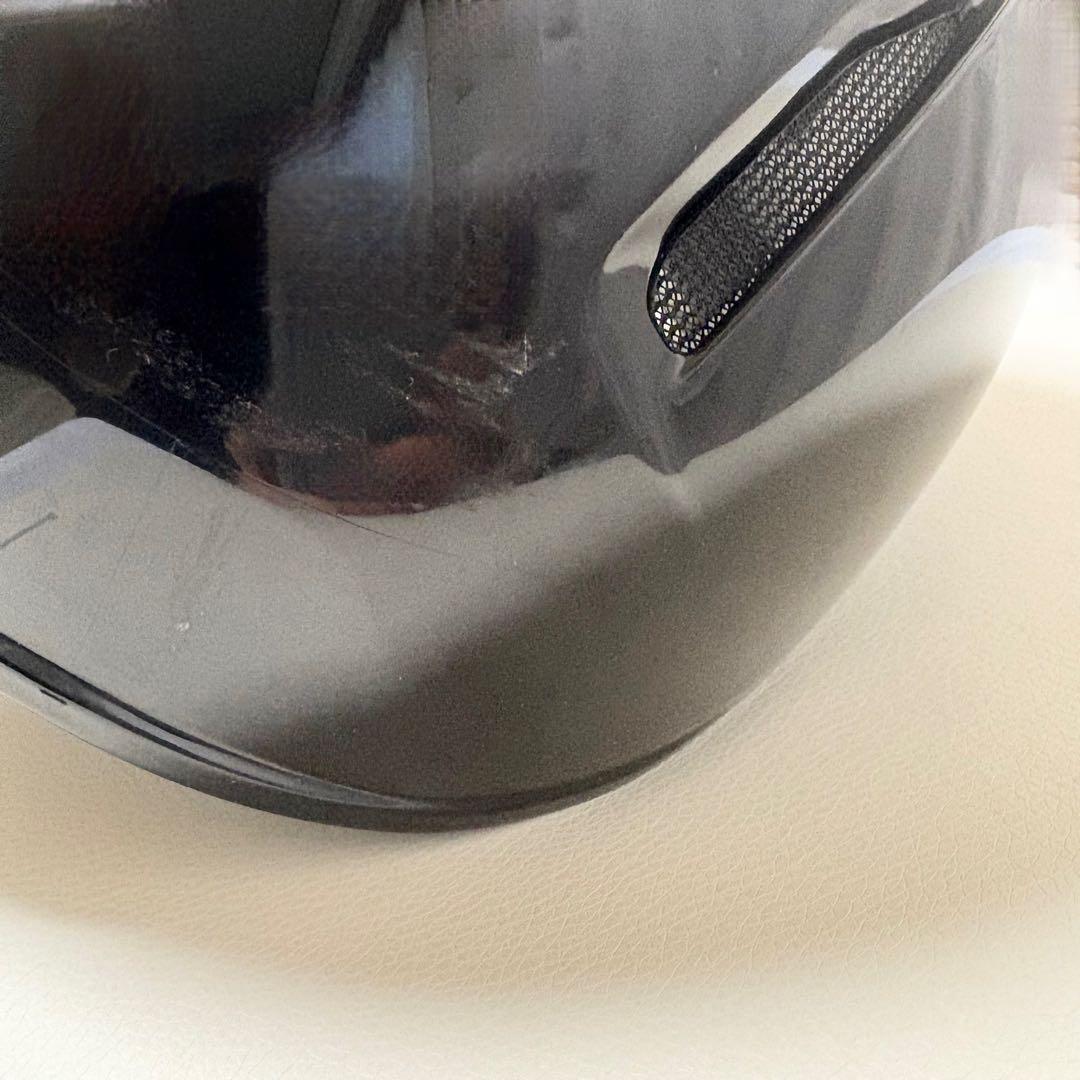 ZETT 一般軟式 右打者用 ヘルメット 黒　BHL308 フェイスガード M