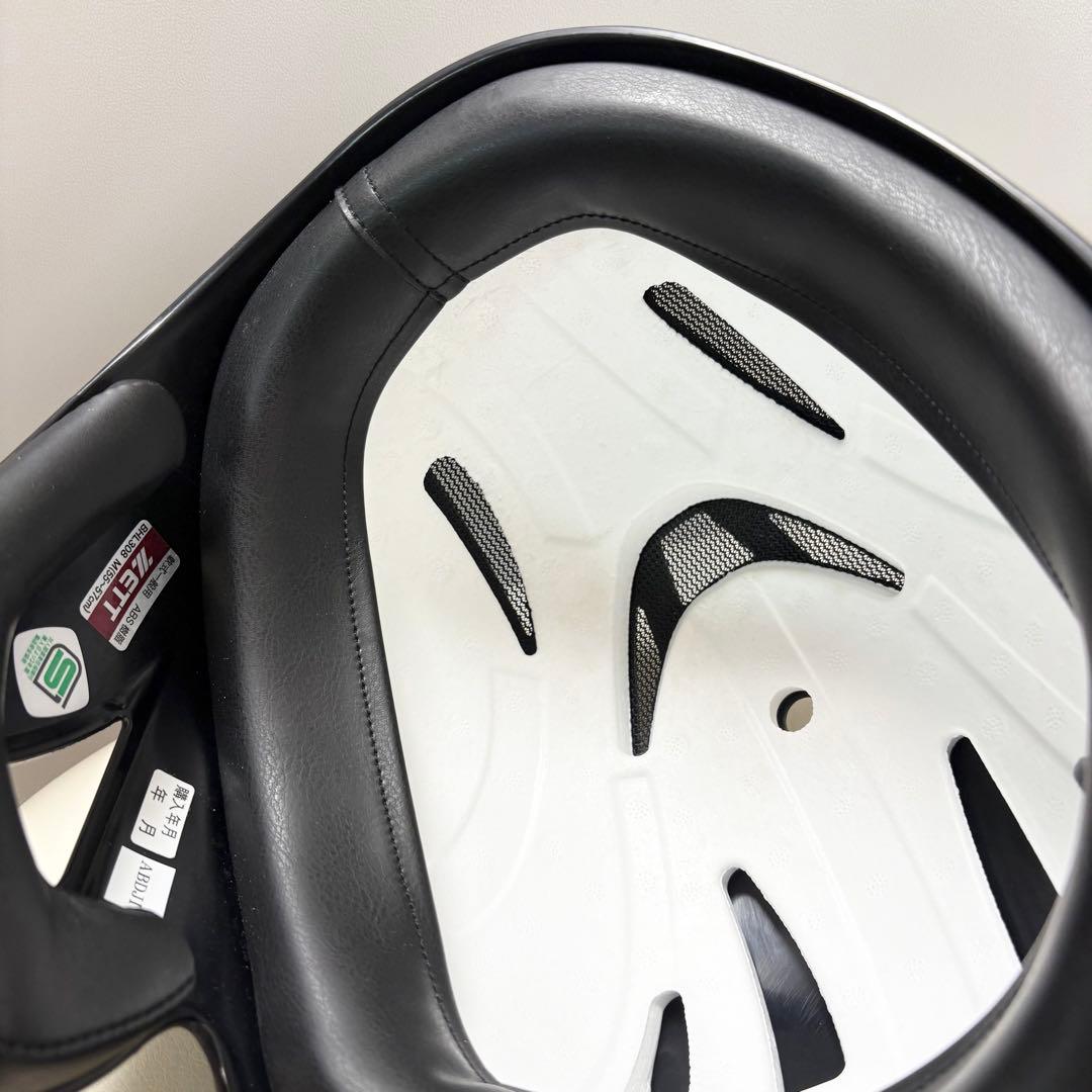 ZETT 一般軟式 右打者用 ヘルメット 黒　BHL308 フェイスガード M