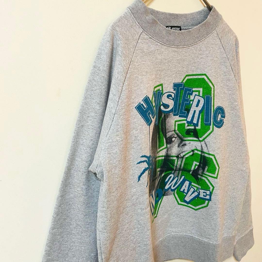 ほぼ未使用品✨ ヒステリックグラマー グレー スウェット トレーナー ヒスガール