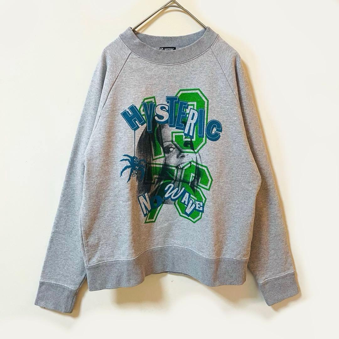 ほぼ未使用品✨ ヒステリックグラマー グレー スウェット トレーナー ヒスガール