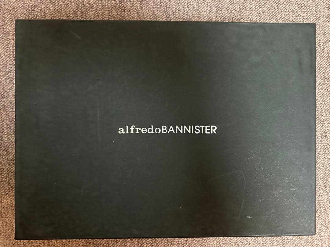 アルフレッドバニスター レザー ブーツ ダブルジッパー ブラック 41