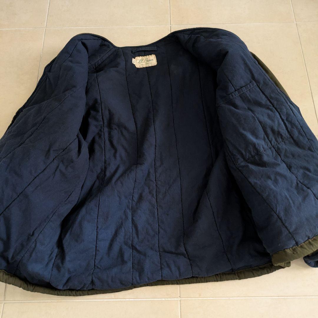 珍品 60s 70s LLBean　筆記体タグ　ノーカラー　ジャケット　YS3