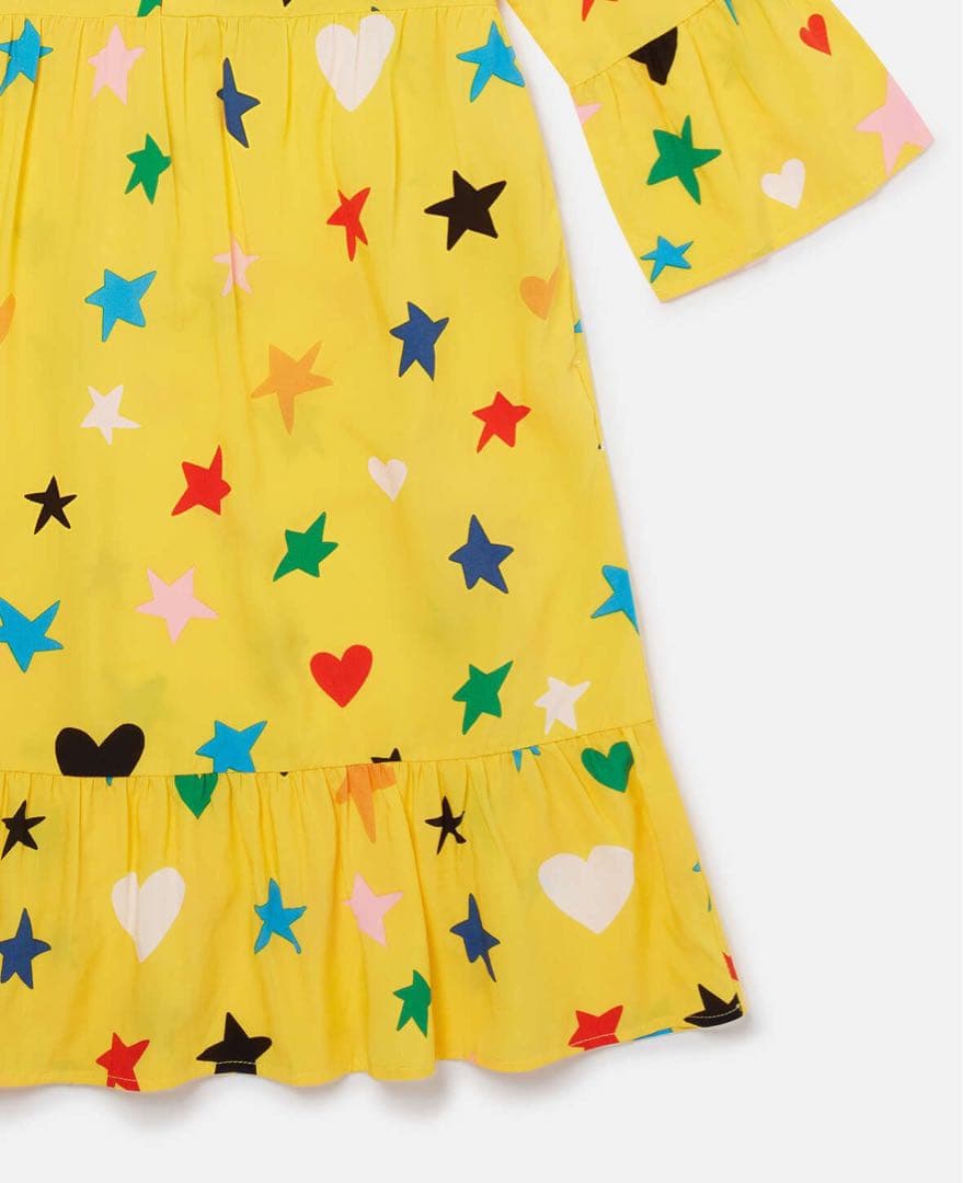 新品　ステラマッカートニーキッズ 星柄ワンピース　8Y /定価3万円以上