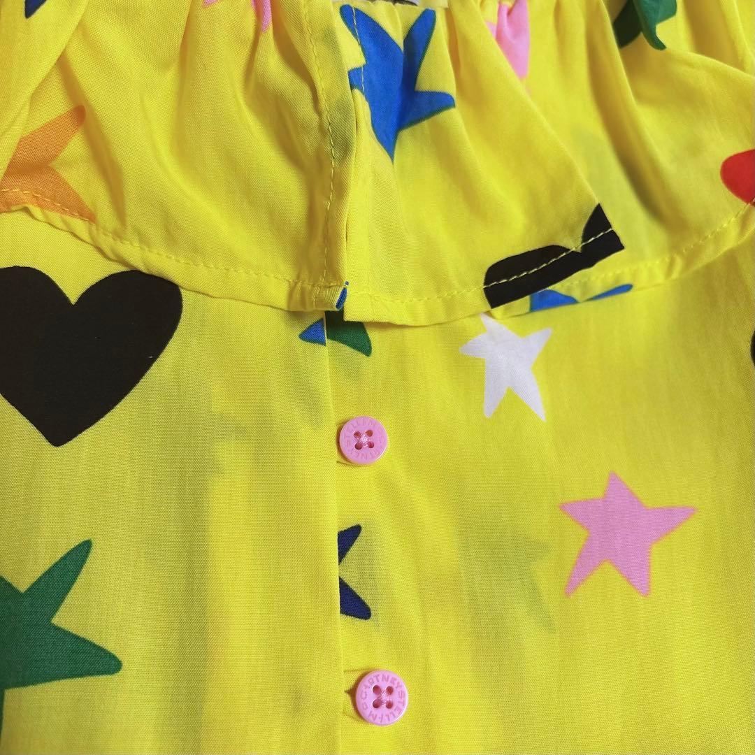 新品　ステラマッカートニーキッズ 星柄ワンピース　8Y /定価3万円以上