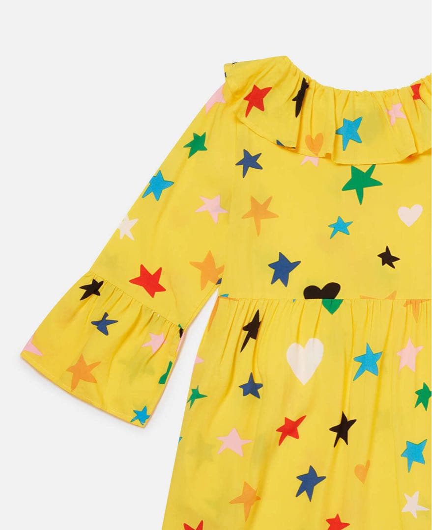 新品　ステラマッカートニーキッズ 星柄ワンピース　8Y /定価3万円以上