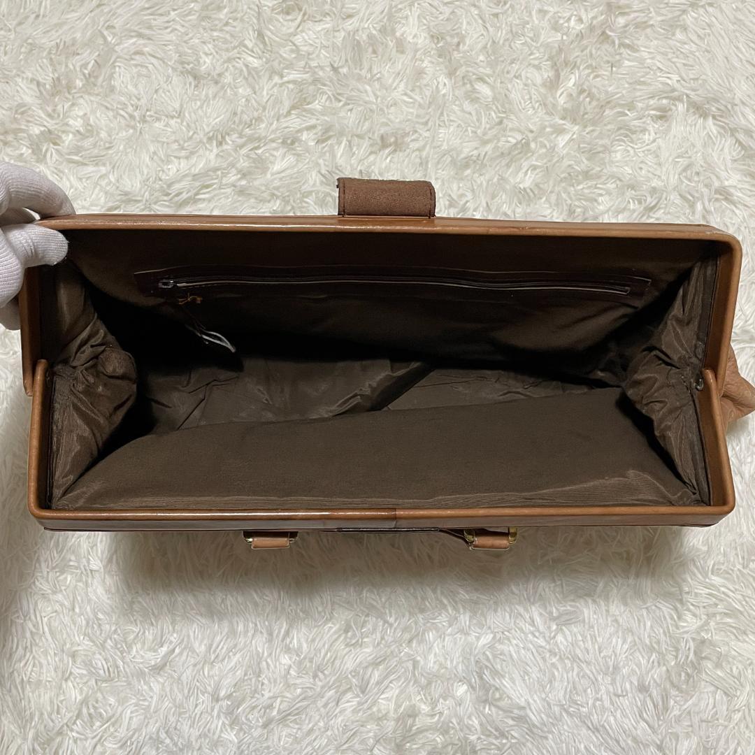 ポーター　レトロ　バロン　レザー 本革　ドクターバッグ　ダレスバッグ　カギ付