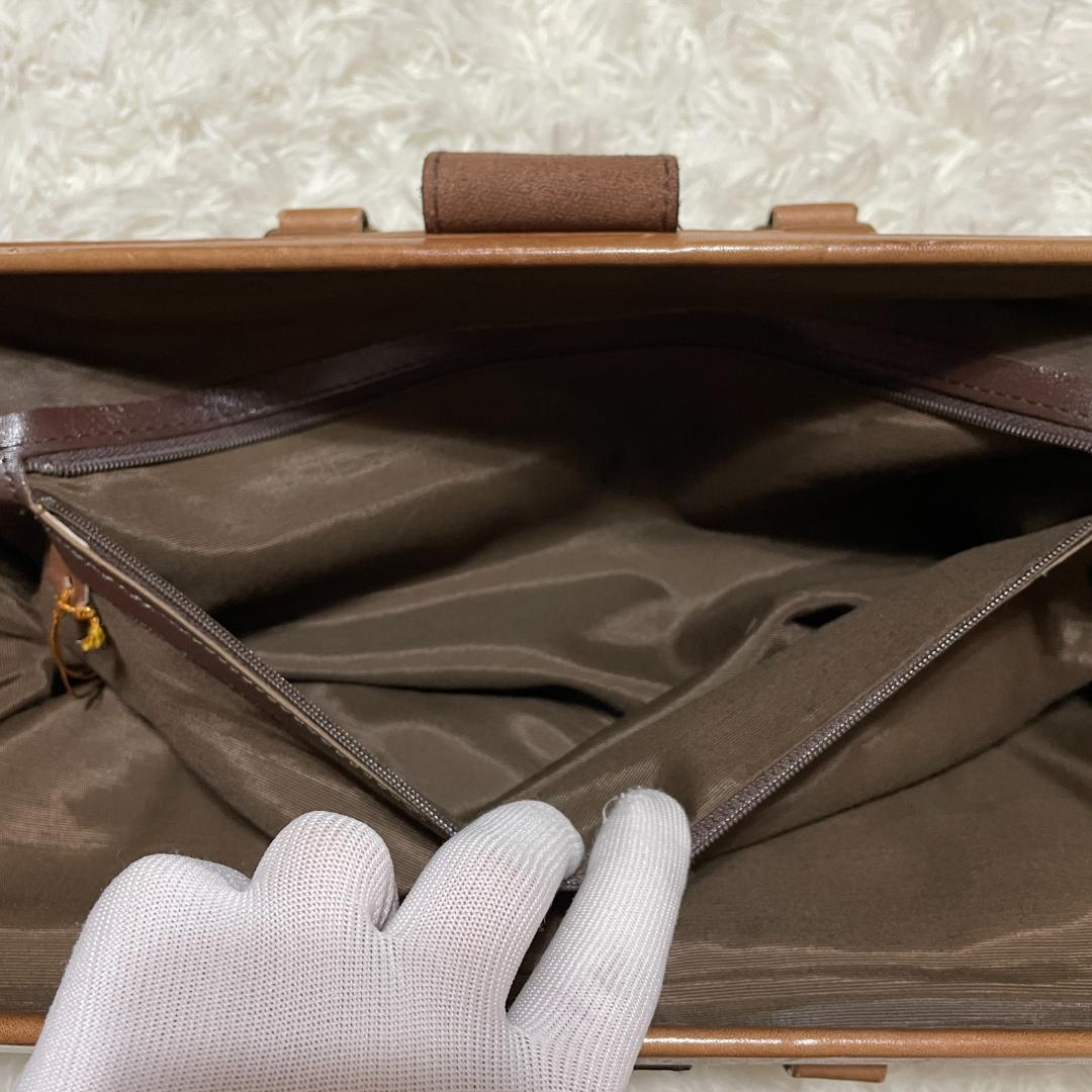 ポーター　レトロ　バロン　レザー 本革　ドクターバッグ　ダレスバッグ　カギ付