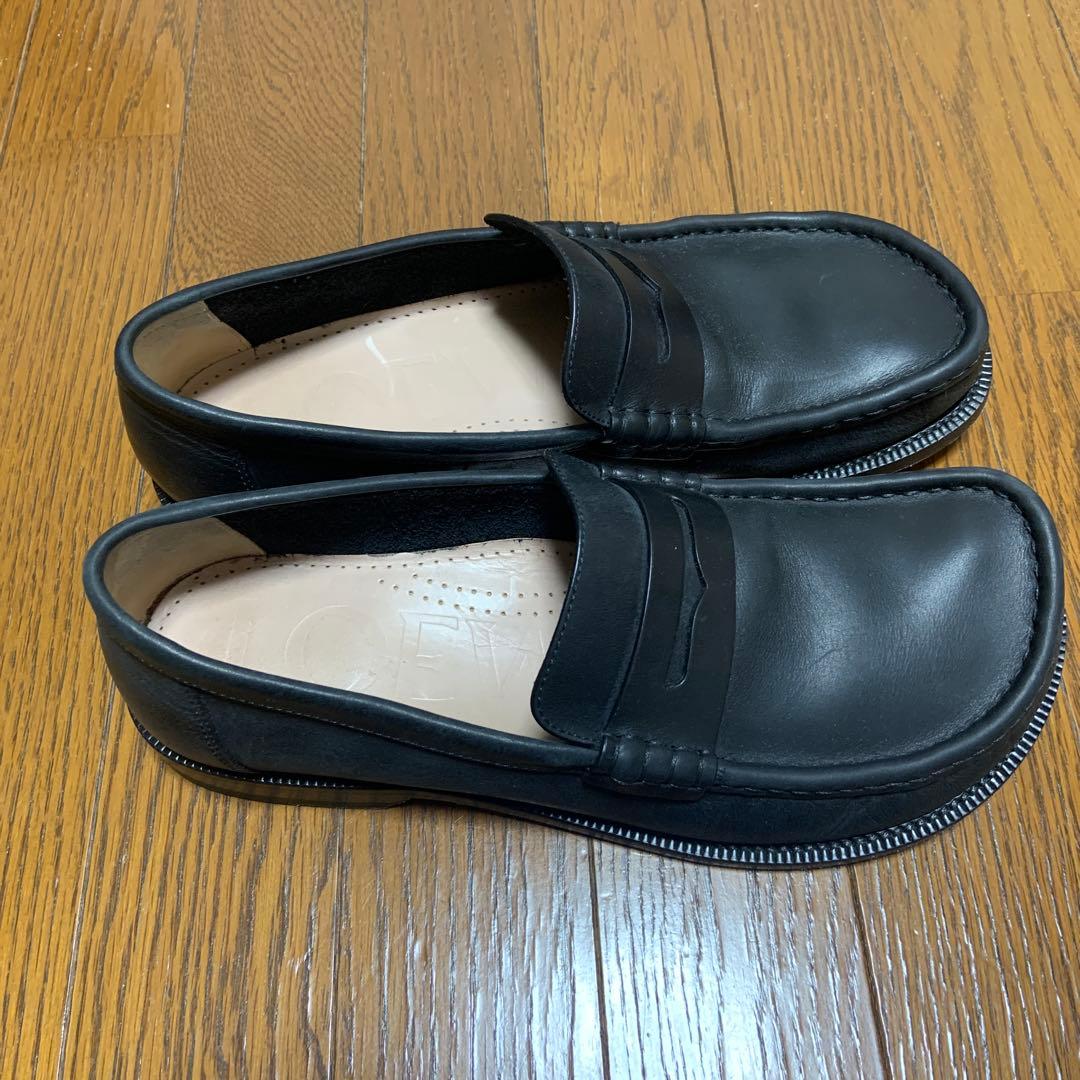 LOEWE ブラック ローファー